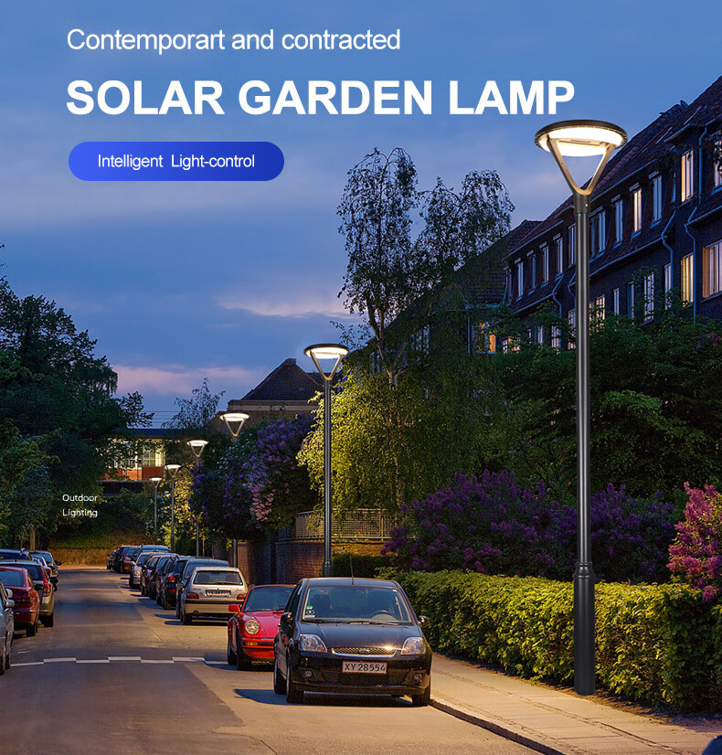 Hot Sell Decorative Gate Pillar Light Power Item Lighting Outdoor LED Solar Garden Light