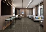 Square Polished Porcelain Floor Tiles African Dark Green Double Layer