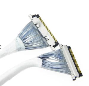 Wholesale 50-15000mm Micro Coaxial Cable , 32awg Thin Coaxial Cable For 15.6 LCD Screen from china suppliers