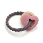 Educational Chewable Bracelet Beech Wood Silicone Teething Toys For Toddlers