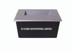 24 LED 3020 Recessed LED Wall Lights Warm White Stainless Steel