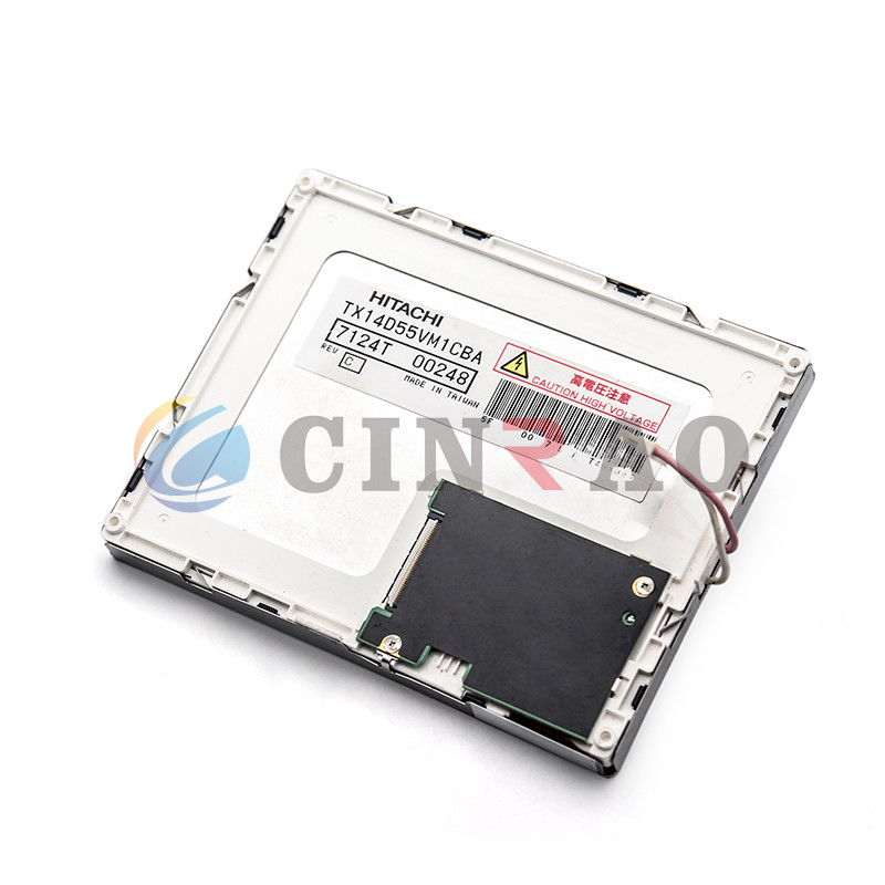 Flexible TFT GPS LCD Screen / Automotive TX14D55VM1CBA Hitachi LCD Display