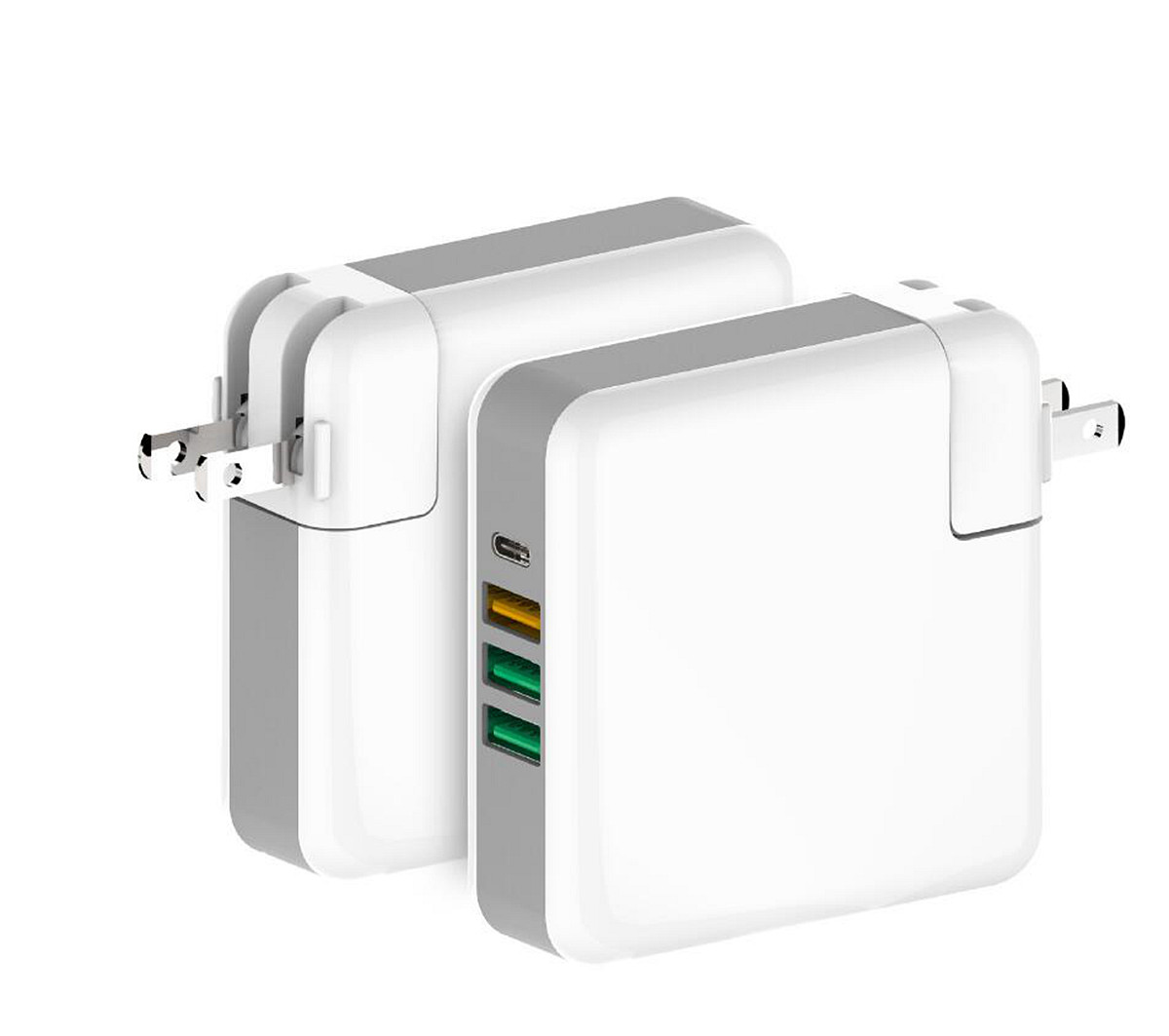 Foldable Plugs Multi Port USB Chargers