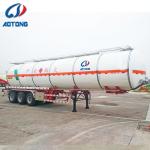 3 Axle 48000 Liters Aluminum Alloy Fuel Tanker Semi Trailer for Fuel Transportat