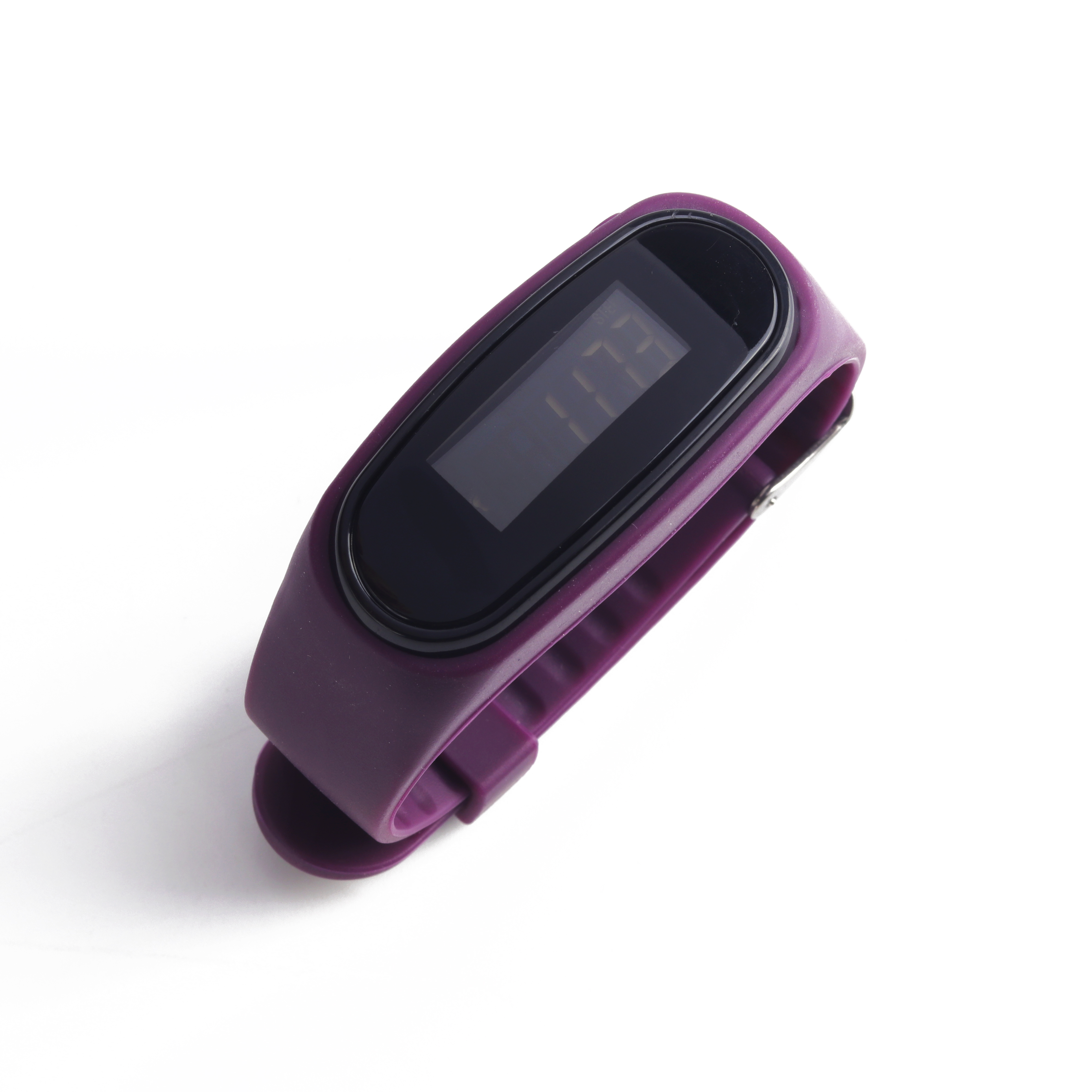 Silicone Strap Fitness 10 Minute Timer With Buzzer Watch With Preset Weight Step Count