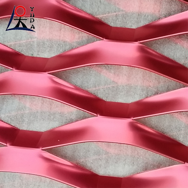 Aluminum Sheet Expanded Metal Mesh Diamond Shape Expandable Wire Mesh