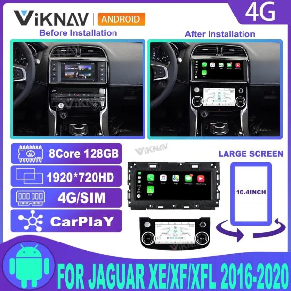 10.25 Inch Touch Screen Car radio For 2016-2020 Jaguar XFL XE XF Navigation GPS