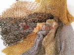 Chain Mail Weave Stainless Steel Ring Mesh Colored Finished