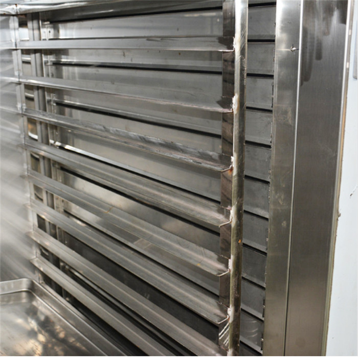 100kg Batch 48 Plates 15KW Warm Circulating Air Oven For Bean Sea Food