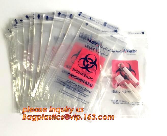 Custom printed LDPE medical Zip lockk pills medicine zipper resealable small plastic bag, medical grade clear plastic zipp