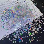 Polyester Plum Blossom Flowers Nail Art Glitter Sequins Acrylic Powder Star