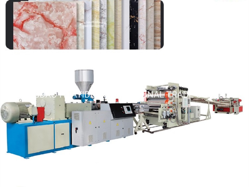 Heavy Producing PVC Marble Sheet Production Line