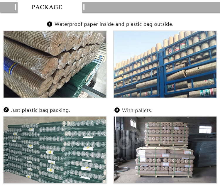 Different colors 2x2 PVC coated Hog wire Fencing welded wire mesh roll