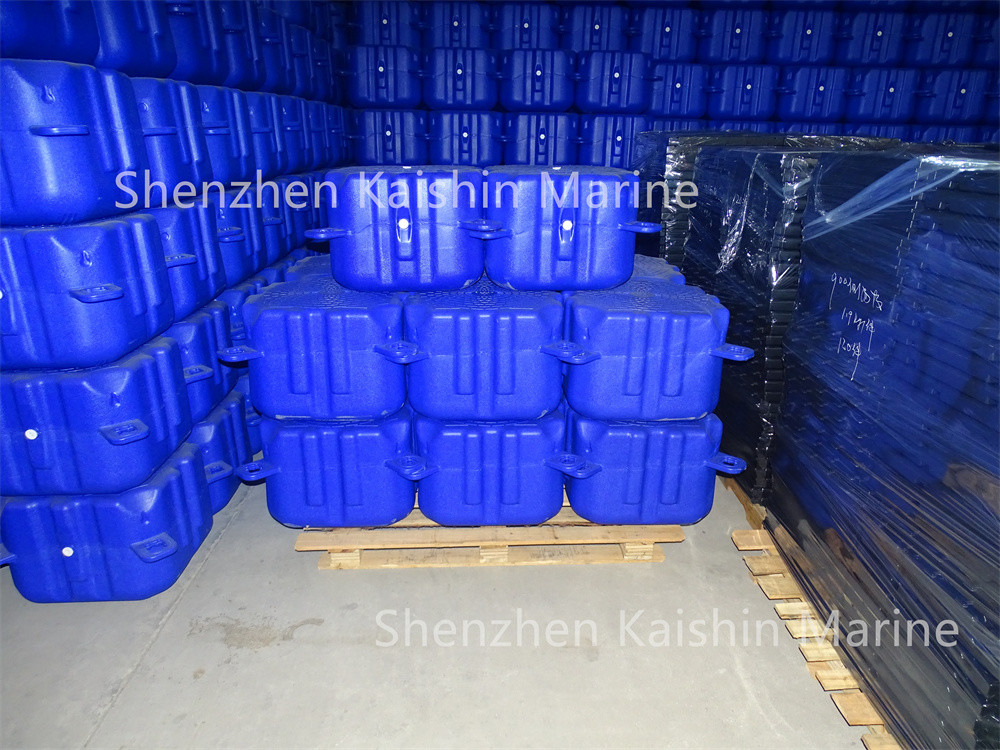 HDPE Pontoon Plastic Cubes Boat Lift Single V-Shaped Floater For Jet Ski