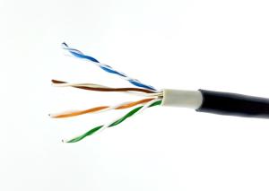 Wholesale Outdoor Bulk CAT5E Cable PE+PVC Double Jakcket 4 Pair 0.5mm Copper 100Ω from china suppliers
