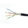 Buy cheap Outdoor Bulk CAT5E Cable PE+PVC Double Jakcket 4 Pair 0.5mm Copper 100Ω from wholesalers