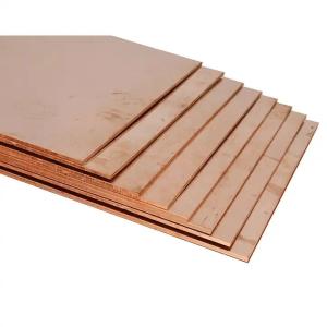 Wholesale Pure 99.9% C10200 C10300 Brass Metal Plate T1 T3 Brass Red Copper Sheets from china suppliers