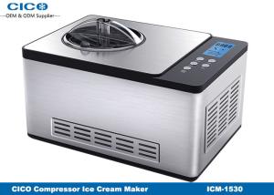 Wholesale Stainless Steel Portable Ice Cream Maker , Electric Ice Cream Freezer from china suppliers
