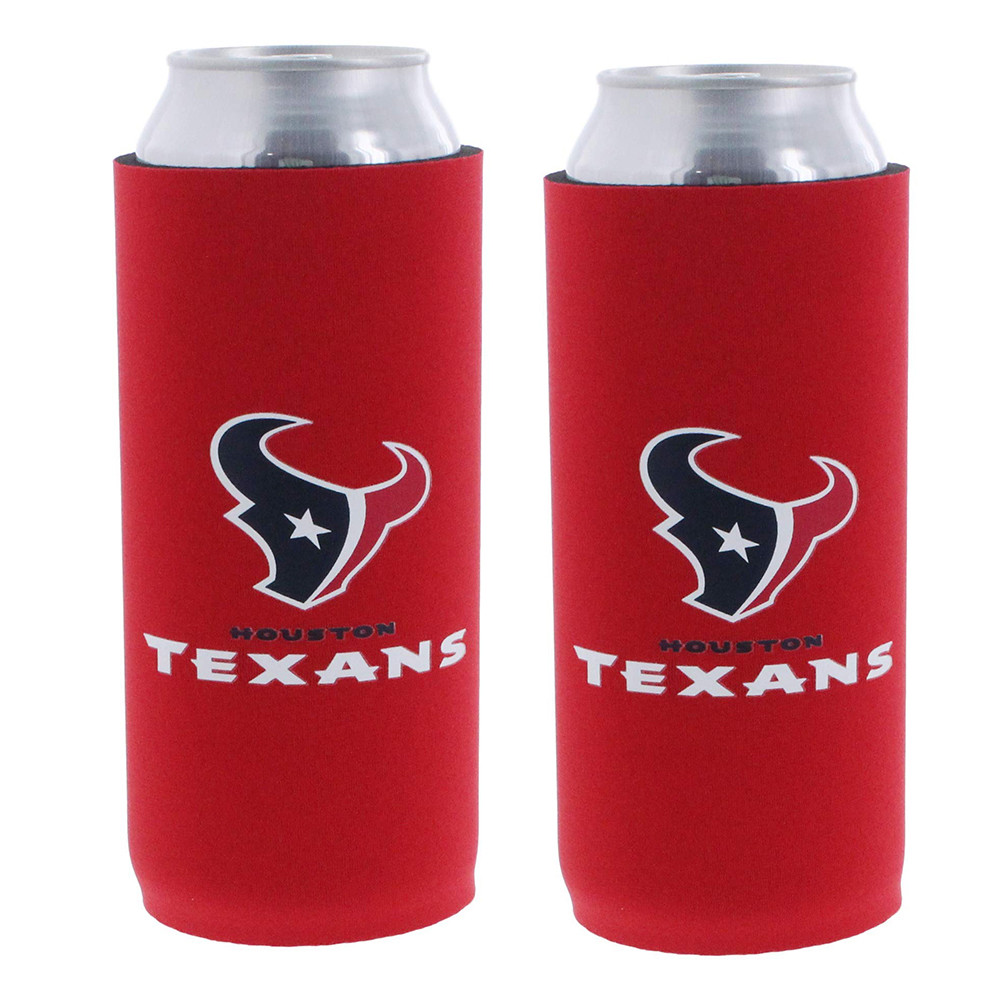 24 Oz Insulated Beer Can Sleeve With Football Team Logo