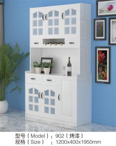 Wholesale Baking Varnish White Wine Hutch Cabinet 1200*400*1950mm Large Storage Space from china suppliers