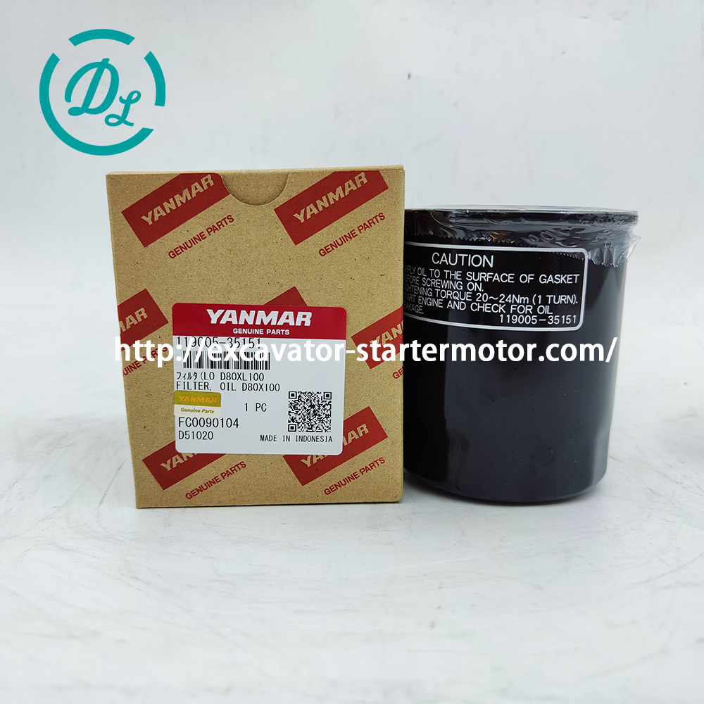 Excavator Oil Filter 119005-35151 119005-35100 Engine 4TNV88 Yanmar