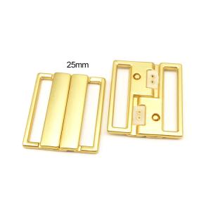 Wholesale Niris Lingerie Custom Fashion High Quality Bikini Hardware Front Clasp Bra Buckle Swimwear Metal Accessories from china suppliers