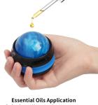 2.56 Inch Hand Held Massage Ball Roller ISO9001 Certificated