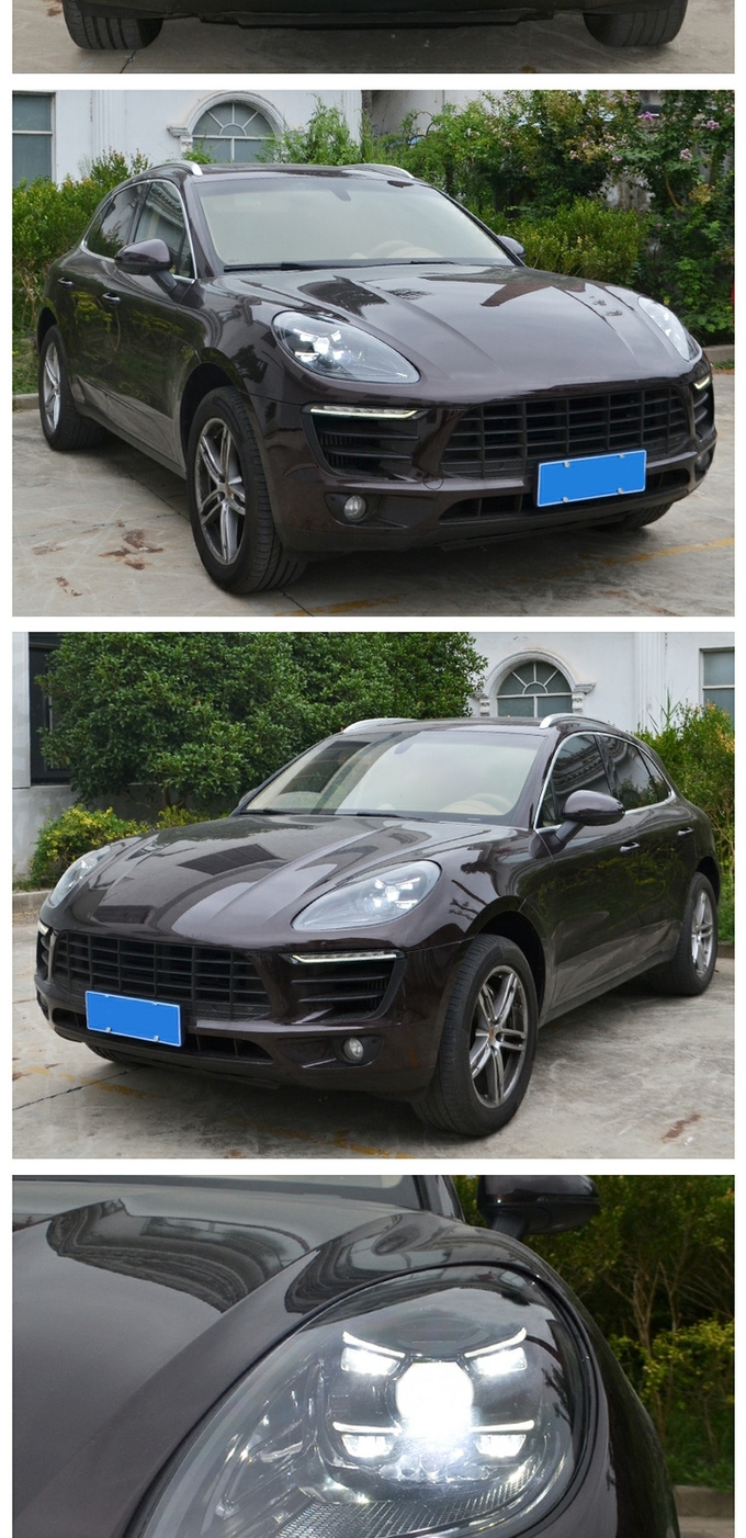 Plug And Play Matrix LED Headlight / Headlamp For Porsche Macan 2014-2022 OEM Standard Size