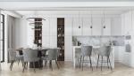 Modern Design Kitchen Cabinet Acrylic Surface Treatment Environmental Friendly