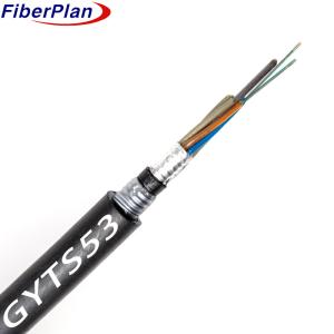Wholesale High Quality 2-144 Cores GYTS53 Underground Direct Burial Armored Fiber Optic Cable from china suppliers