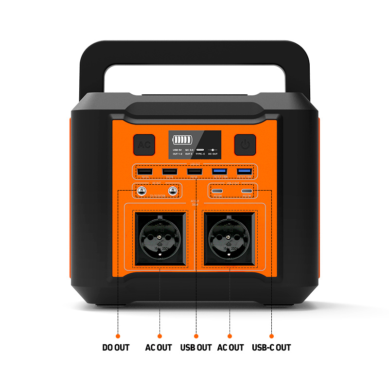 80000mAh 300W Portable Solar Generator for RV / Van Trip Camping