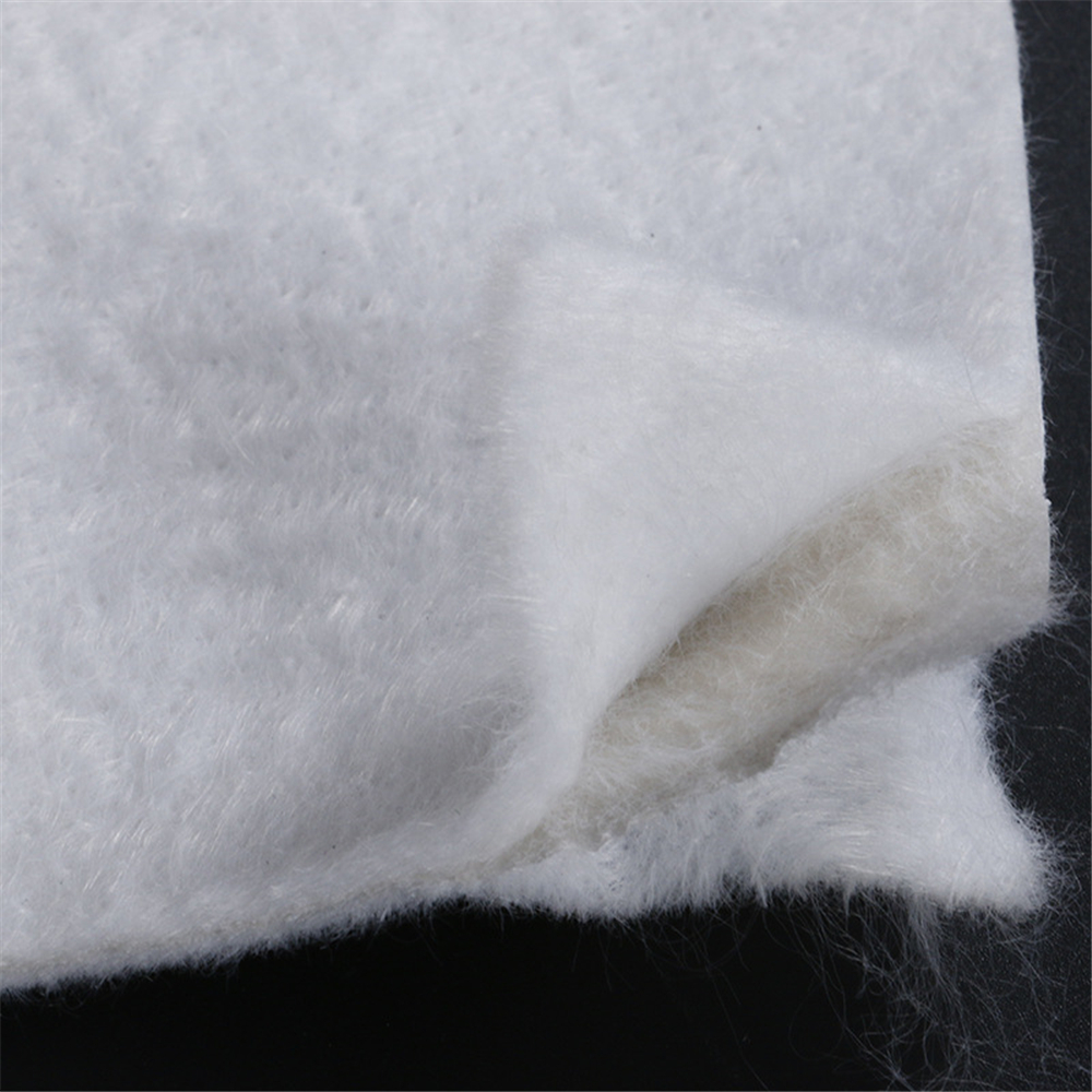 PP/ PET Geotextile 100g/sqm-800g/sqm Short Fiber Non-Woven Geotextile for Construction
