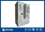 Customized Three Bay Outdoor Base Station Cabinet Integrated Cooling And Power
