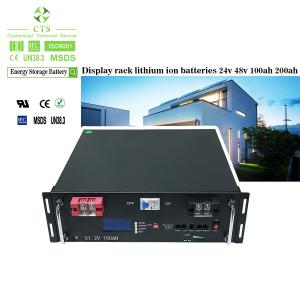 Wholesale CTS Energy Storage Cabinet 48v 5kwh Lifepo4 Battery System For Home Solar Solution from china suppliers