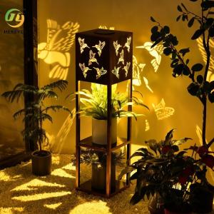 Wholesale Solar Butterfly Projection Light Garden Villa Flower Stand Outdoor Waterproof Garden Light from china suppliers