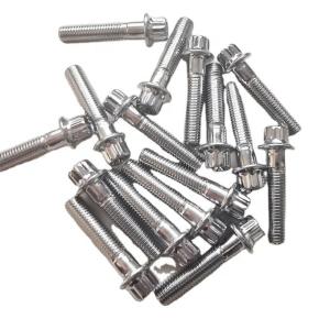 Wholesale Universal Compatibility M7x32 Steel Chrome Plated 12 Point Wheel Bolt with Universal Fitment and Durable Chrome Coating from china suppliers