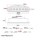Vintage Alnico 5 Guitar Bridge Pickup Guitar Bridge Pickup Neck/Middle/Bridge