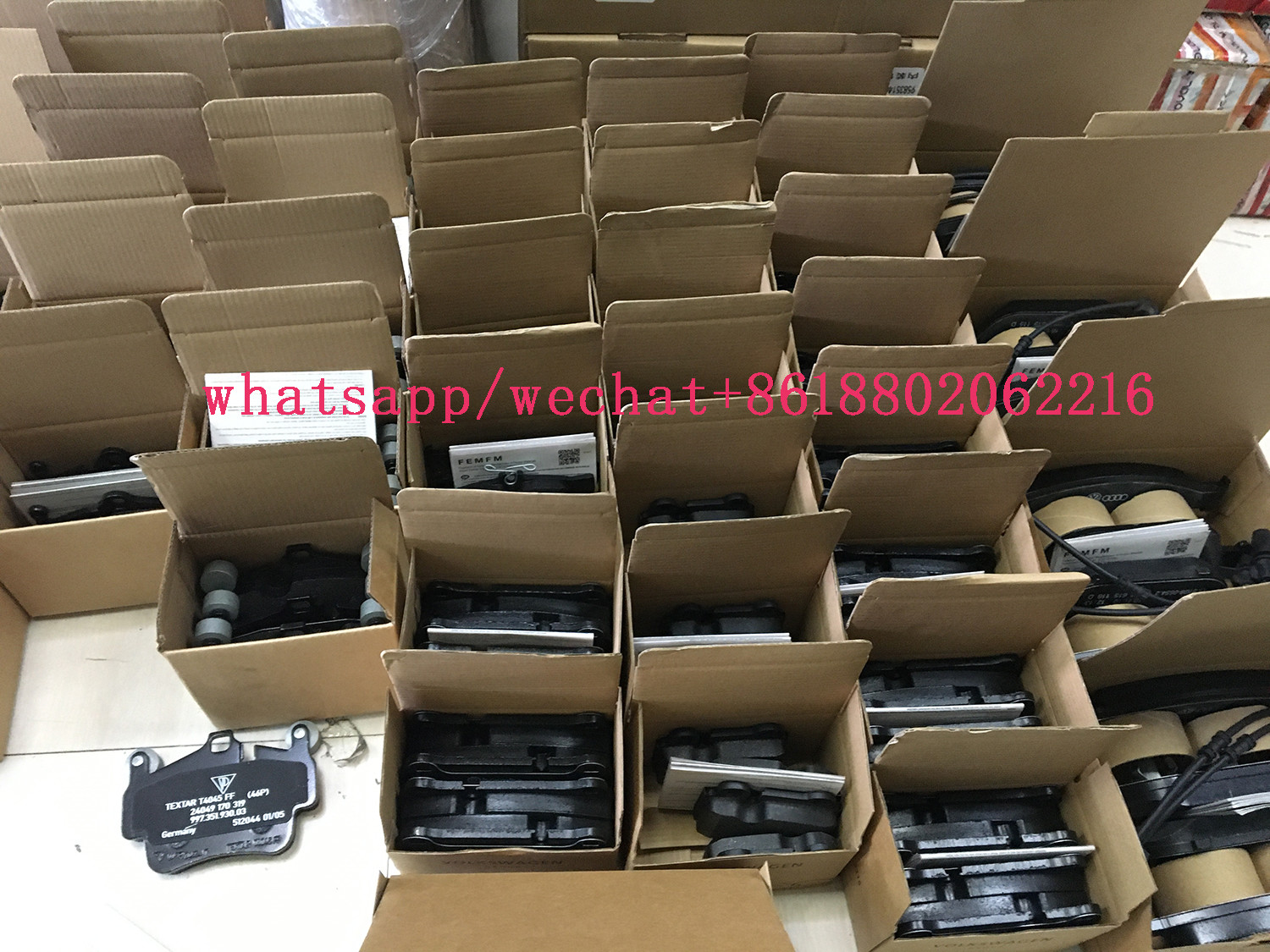 TS16949 Lamborghini 4M0615115CR Ceramic Brake Pad