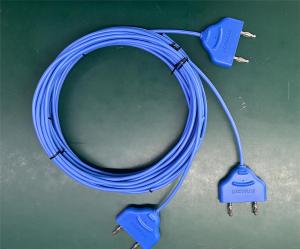 Wholesale 5000V 3050mm blue Insulation, anti-interference bipolar cable assembly wire harness from china suppliers