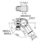 Positive Car Battery Terminal Connectors TS16949 Certification For Wire