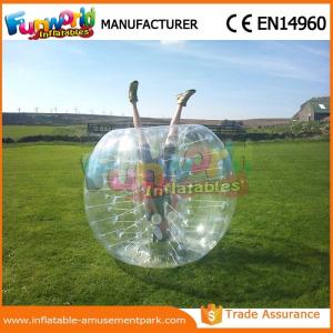 Wholesale 1.2 M Diameter PVC Transparent Inflatable Bubble Soccer Human Zorb Ball from china suppliers