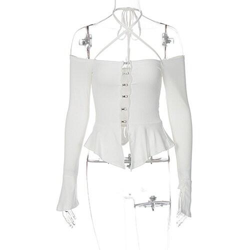 OEM maufactory Women'S Clothing Polyester Cotton Custom Apparel Long Sleeve Sexy