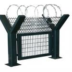 4.00mm 4.50mm 5.00mm Razor Barbed Y Post Fencing PVC Coated Anti Climb
