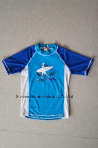 Wholesale 80%polyamide;20%elasthane boy's rubber printed rash guard Swimwear one piece from china suppliers