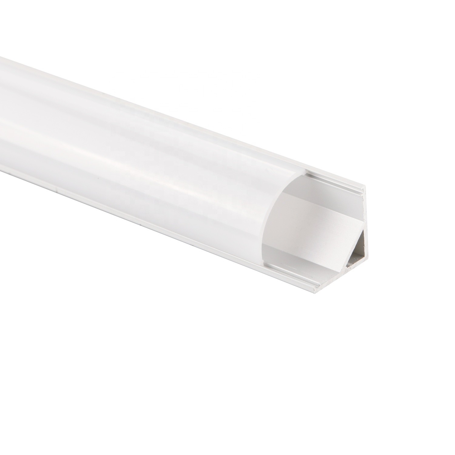 Silver V Slot Corner Led Profile Indoor Bathroom Decorative Led Wall Light