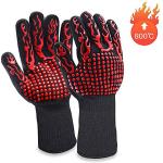 Cotton Road Safety Products Foldable Retractable Silicone Bbq Gloves