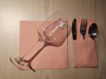 Color Pink Large Size Western Restaurant Napkins 40cmx40cm Party Napkins