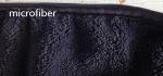 Microfiber 300gsm 150cm Width Black Durable Piping Good-looking Sports Cleaning