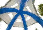Blue Large Comercial Grade Dome Inflatable Tent Water Proof PVC For Advertising