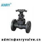 600Lb Forged Steel Valves F6a 13%CR Flanged End RF Wedge Globe Valve